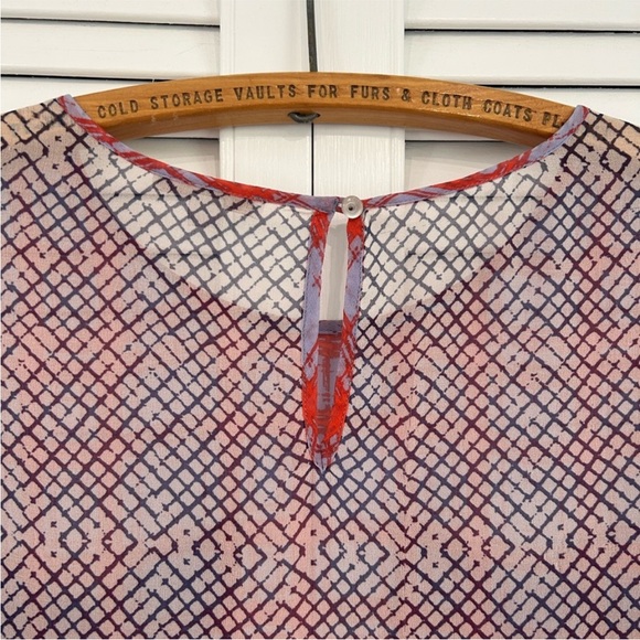 100% Silk Ella Moss Blouse for Anthropologie - Picture 7 of 12